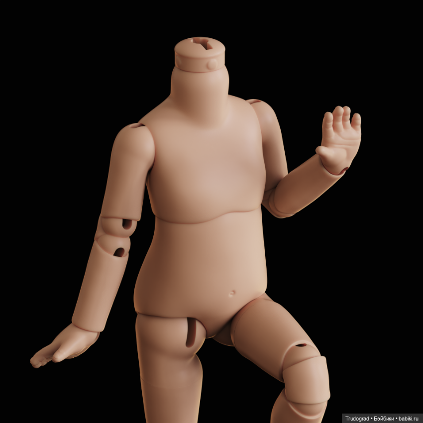 BJD шарнирное тело для куклы Paola Reina Mini (фото 3)