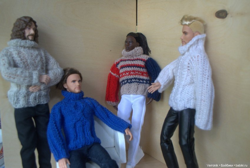 Свитер для Кена. 4 варианта. Одежда для Барби и Кена (фото 5)