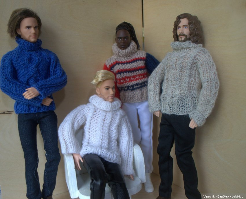 Свитер для Кена. 4 варианта. Одежда для Барби и Кена (фото 6)