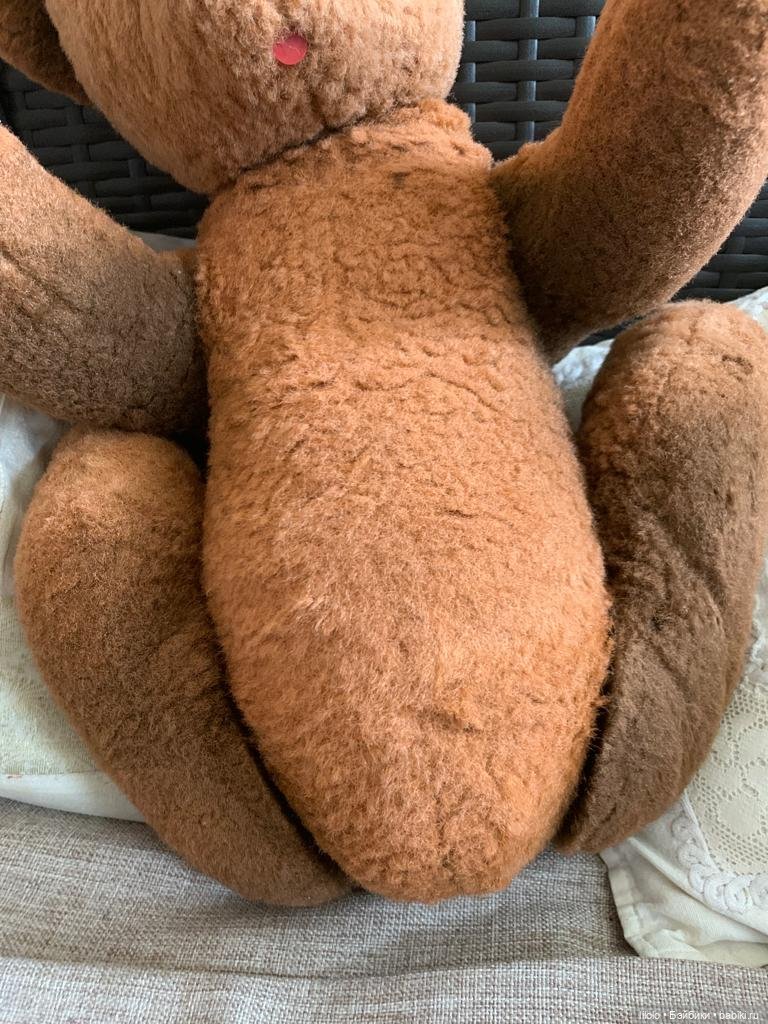 Винтажный 70 летний Миша — Винтажные куклы и игрушки детства