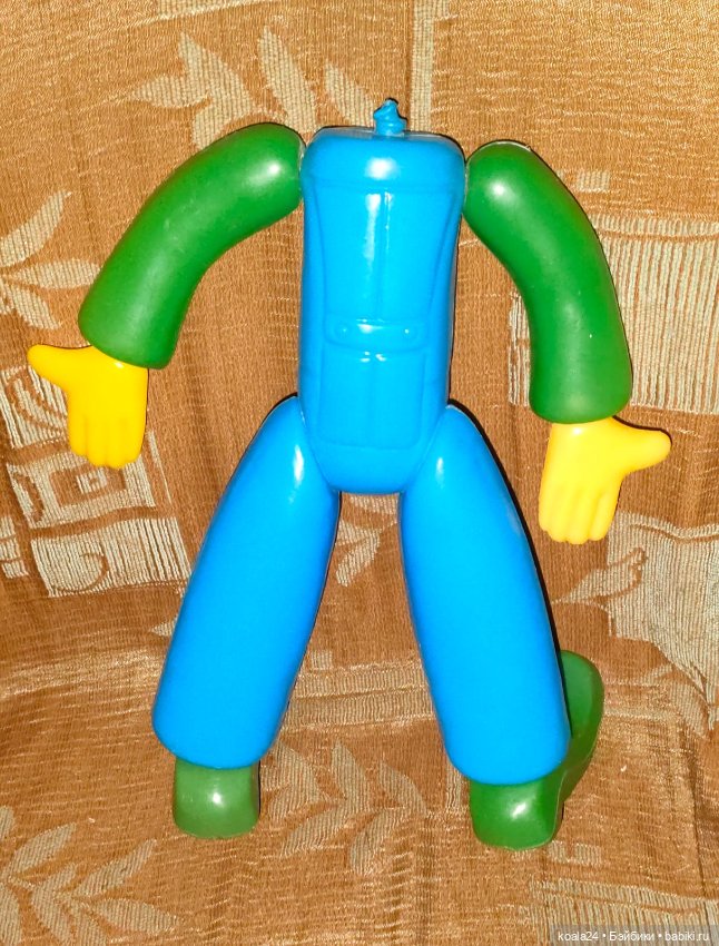 Игрушка, кукла СССР. Клоун. Дутыш. Запчасти (фото 4)