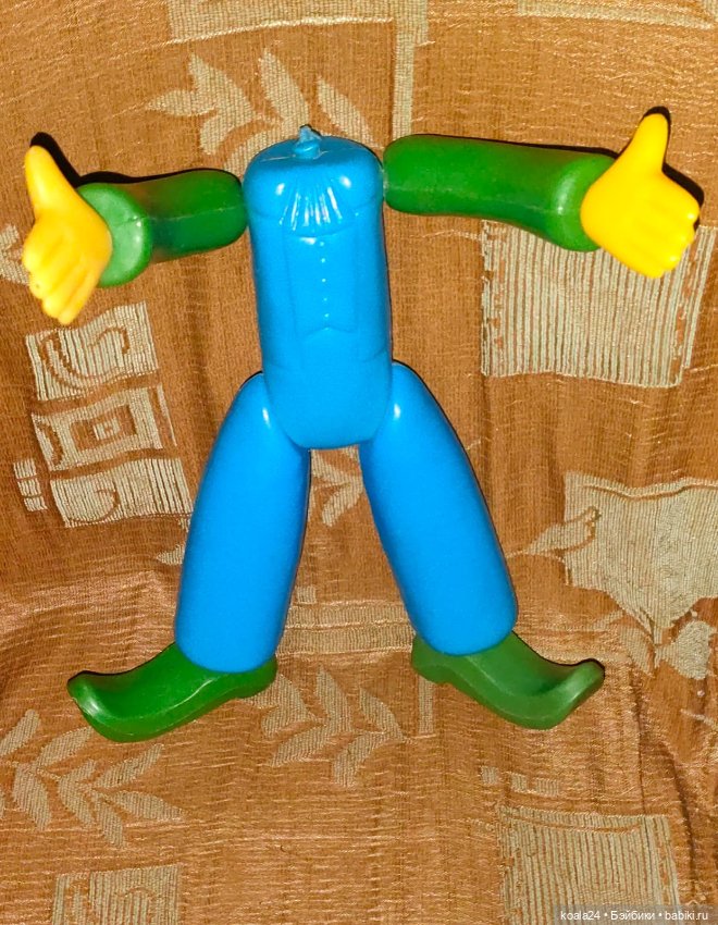 Игрушка, кукла СССР. Клоун. Дутыш. Запчасти (фото 3)