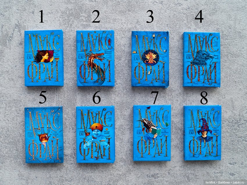 Книги из серии "Хроники Ехо" в масштабе 1:6 (фото 2)