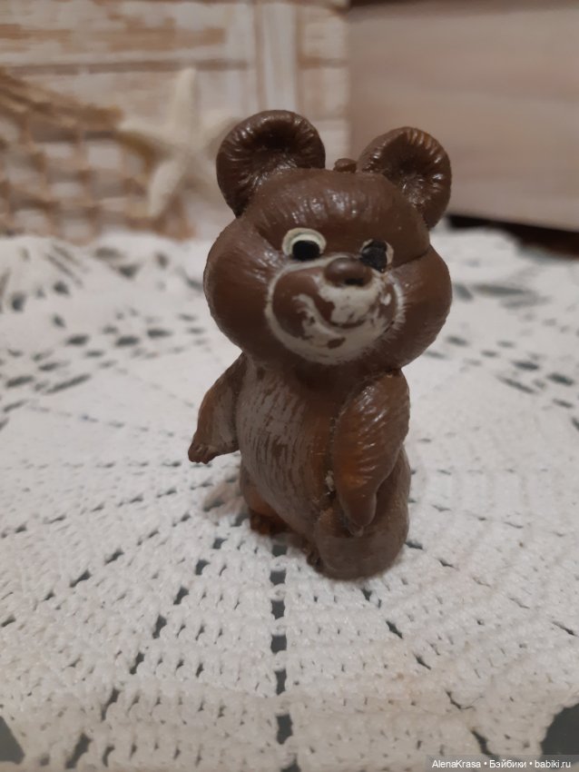 Олимпийский мишка СССР брелок (фото 2)