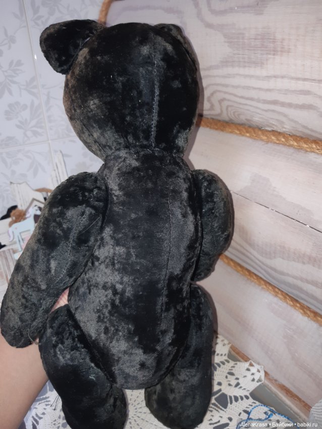 Мишка СССР плюш опилки — Винтажные куклы и игрушки детства (фото 2)
