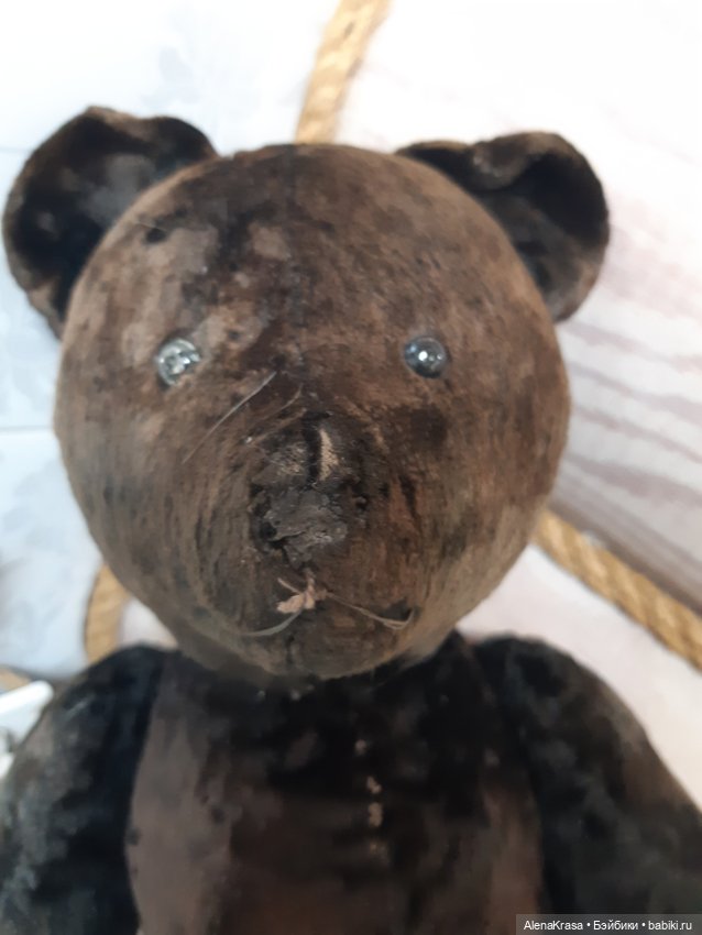 Мишка СССР плюш опилки — Винтажные куклы и игрушки детства