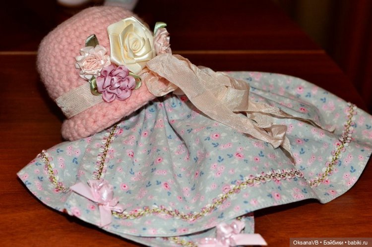 Вязанные шляпки для кукол MSD Kaye Wiggs, автор Silwia Kowalska, USA (фото 7)