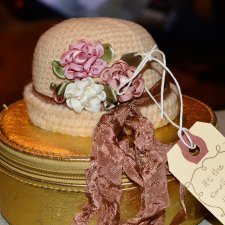 Вязанные шляпки для кукол MSD Kaye Wiggs, автор Silwia Kowalska, USA (фото 5)