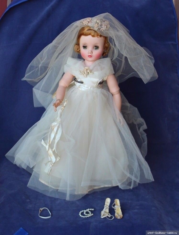 Винтажная, полностью шарнирная Elise от Madame Alexander, 1950 года, 16"