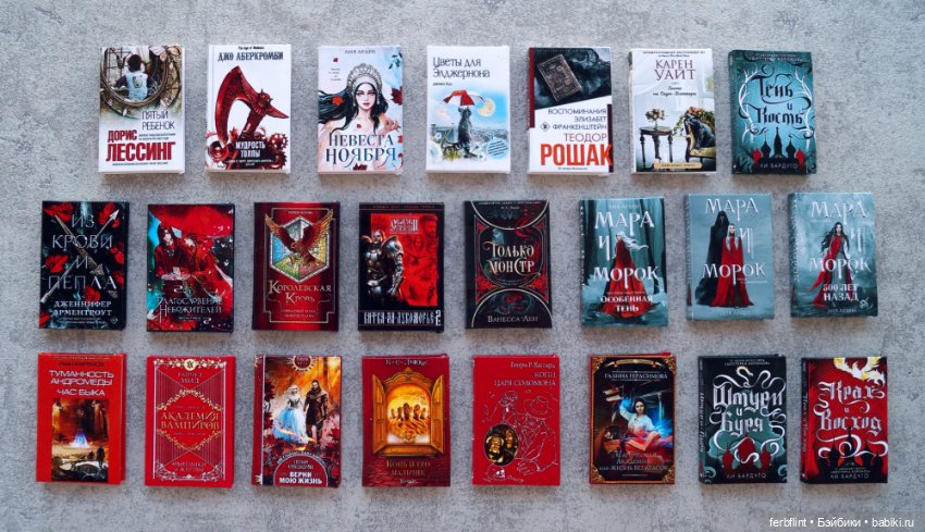 Набор для стеллажа №1 (красный) в масштабе 1:6 (фото 2)