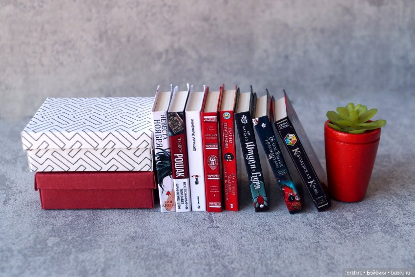 Набор для стеллажа №1 (красный) в масштабе 1:6 (фото 6)