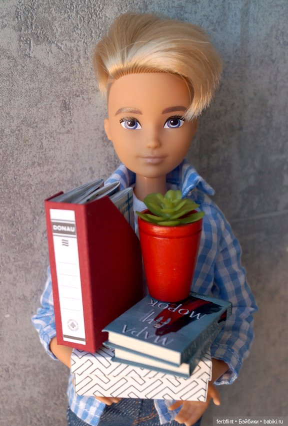 Набор для стеллажа №1 (красный) в масштабе 1:6 (фото 7)