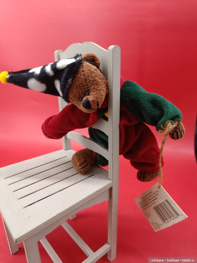 Мишка-болтушка от Ganz. Игрушка для куклы (фото 3)