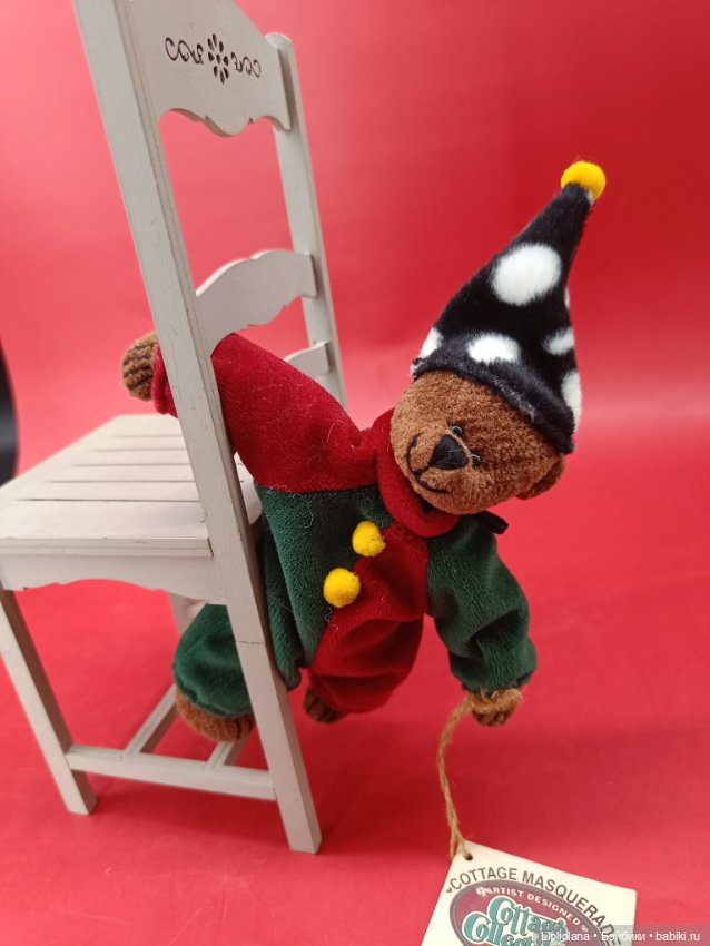 Мишка-болтушка от Ganz. Игрушка для куклы (фото 4)