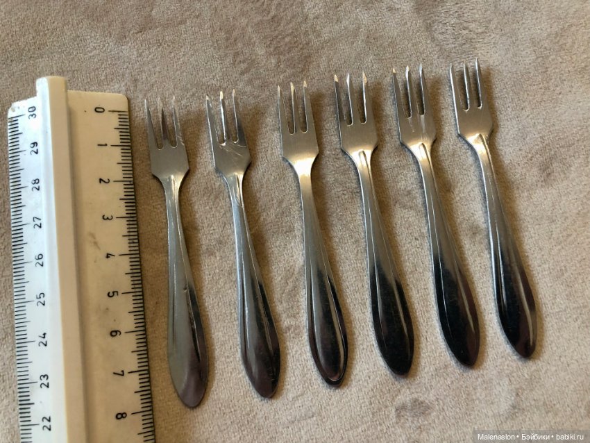 Металлические вилочки — Аксессуары для кукол (фото 3)