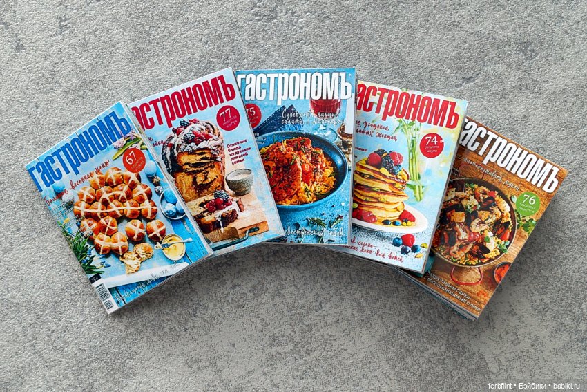 Набор журналов "Гастроном" №3 в масштабе 1:6