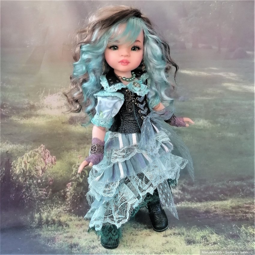 ООАК Паола Рейна кукла Эмиральда, Принцесса стимпанк