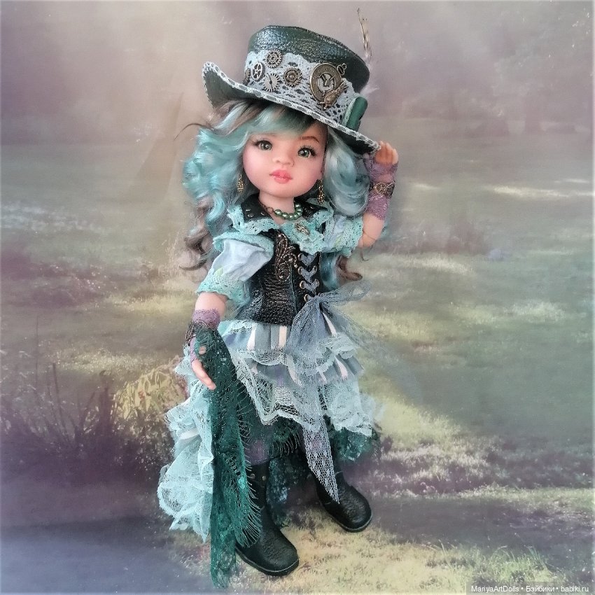 ООАК Паола Рейна кукла Эмиральда, Принцесса стимпанк (фото 9)