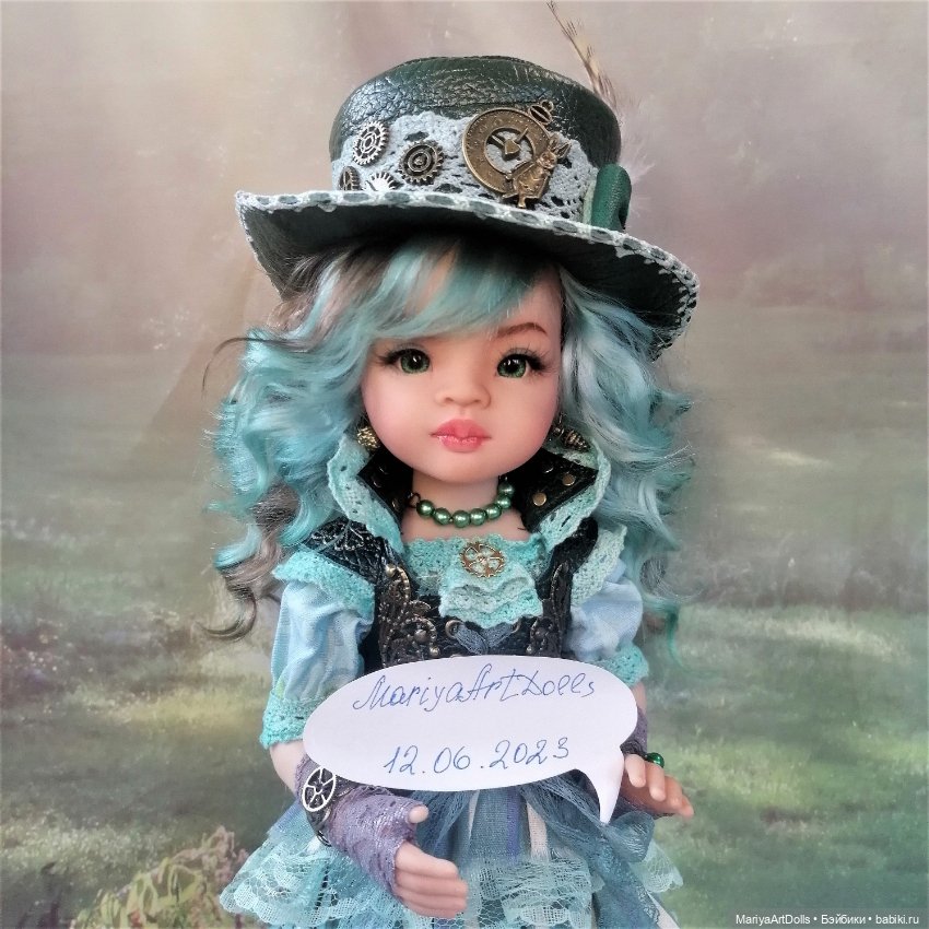 ООАК Паола Рейна кукла Эмиральда, Принцесса стимпанк (фото 8)