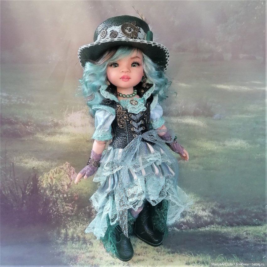 ООАК Паола Рейна кукла Эмиральда, Принцесса стимпанк (фото 5)