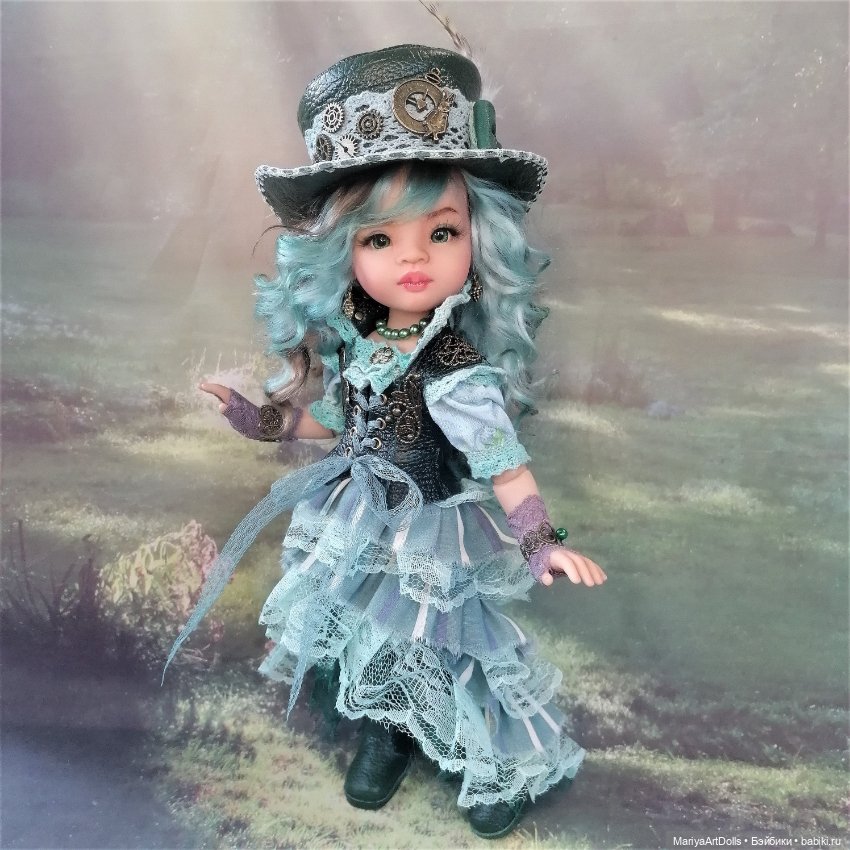 ООАК Паола Рейна кукла Эмиральда, Принцесса стимпанк