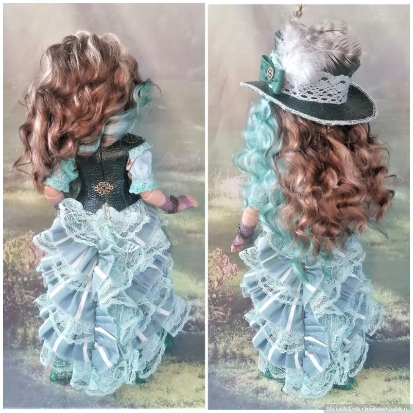 ООАК Паола Рейна кукла Эмиральда, Принцесса стимпанк