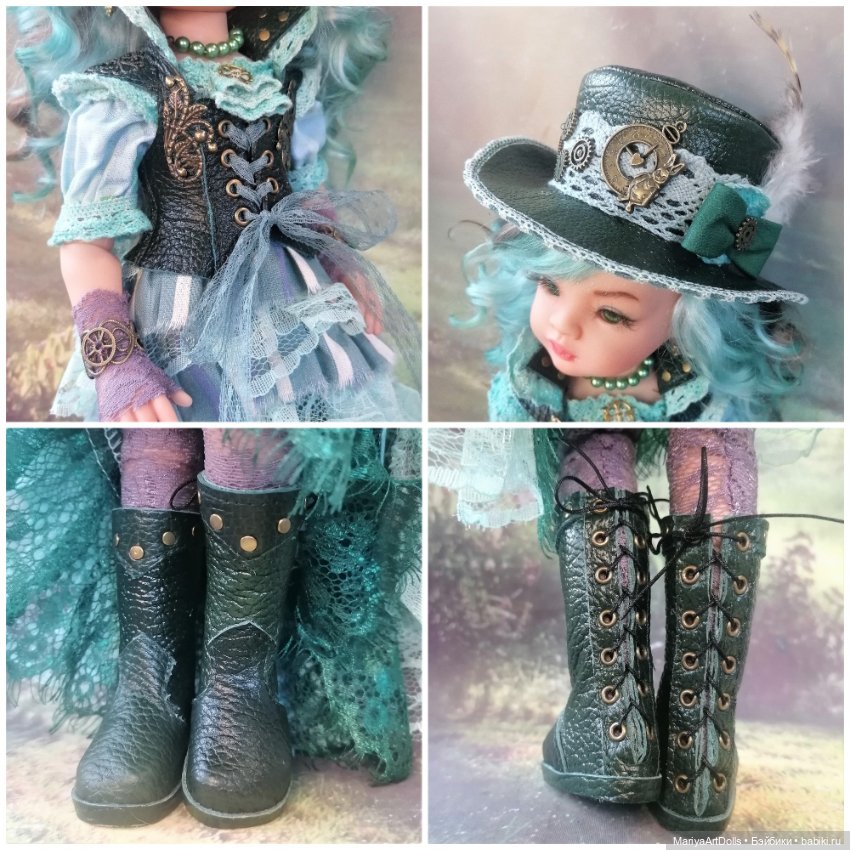 ООАК Паола Рейна кукла Эмиральда, Принцесса стимпанк