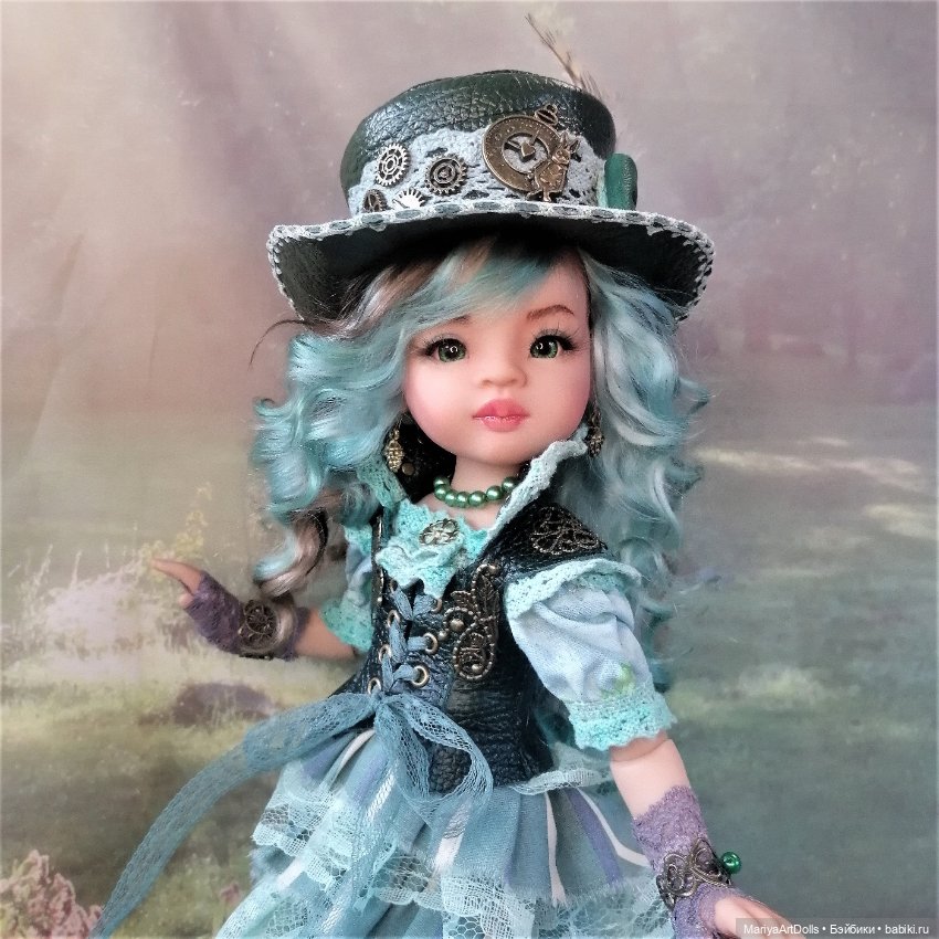 ООАК Паола Рейна кукла Эмиральда, Принцесса стимпанк (фото 4)