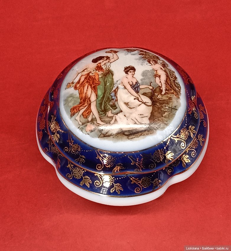 Фарфоровая шкатулка-бонбоньерка от Martinroda. Германия (фото 2)