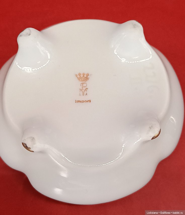 Фарфоровая шкатулка-бонбоньерка от Martinroda. Германия (фото 4)