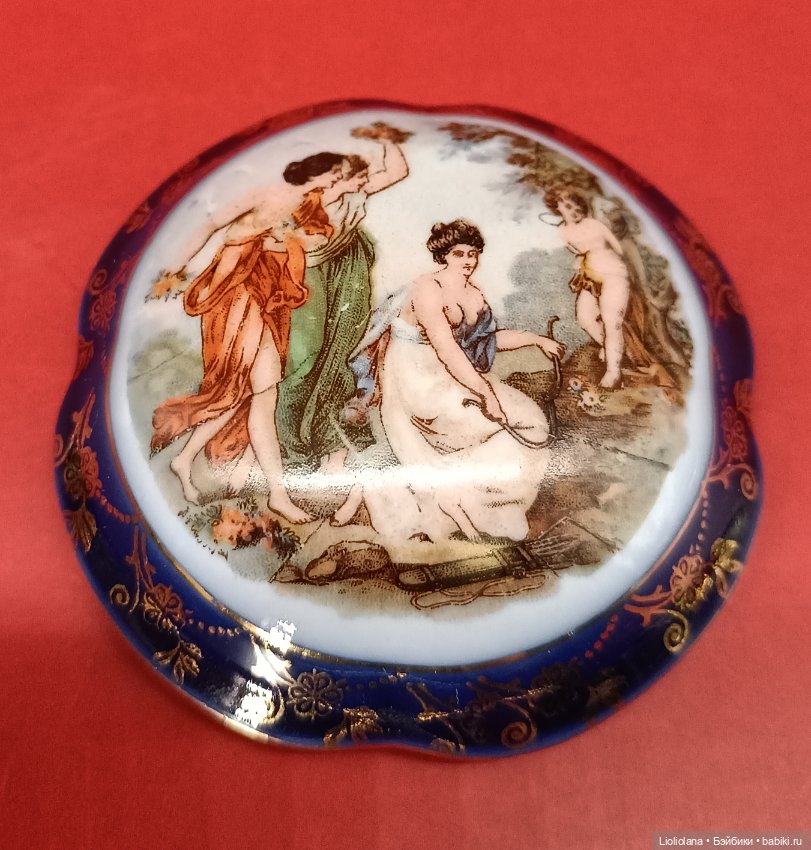 Фарфоровая шкатулка-бонбоньерка от Martinroda. Германия (фото 7)