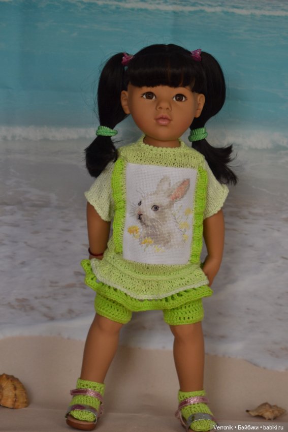 Комплект одежды "Зайка" для куклы Gotz. Для куклы 45-50 см