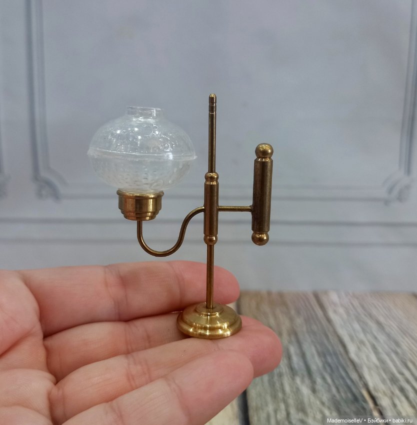 Керосиновая лампа — Миниатюра для кукол