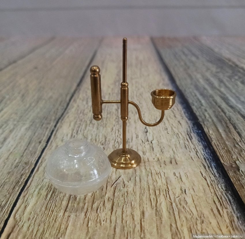 Керосиновая лампа — Миниатюра для кукол (фото 8)