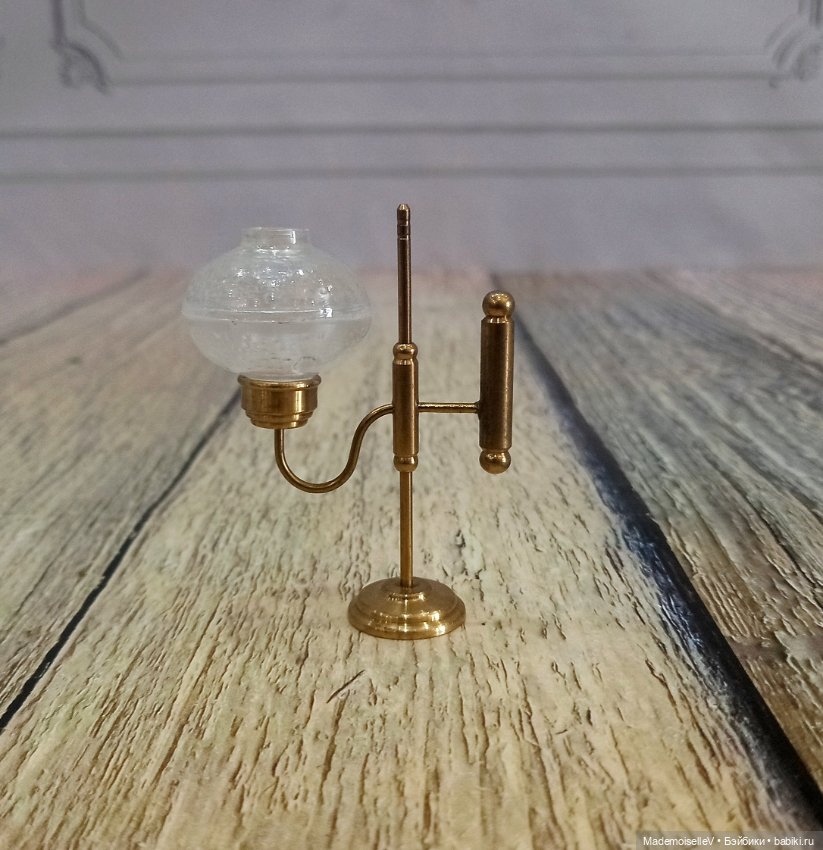 Керосиновая лампа — Миниатюра для кукол (фото 6)