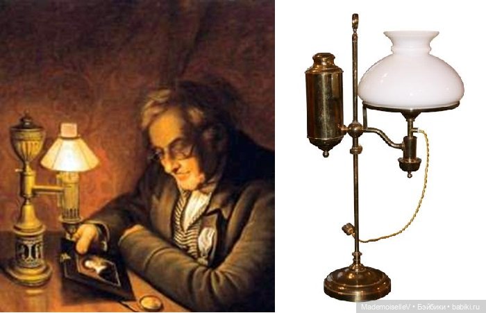 Керосиновая лампа — Миниатюра для кукол