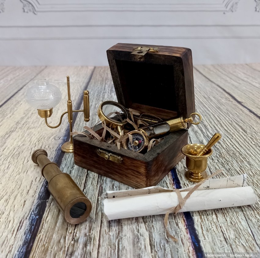 Керосиновая лампа — Миниатюра для кукол (фото 5)