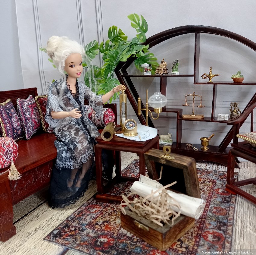 Керосиновая лампа — Миниатюра для кукол (фото 9)