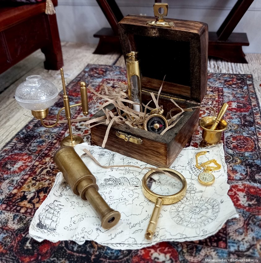 Часы карманные на цепочке мини