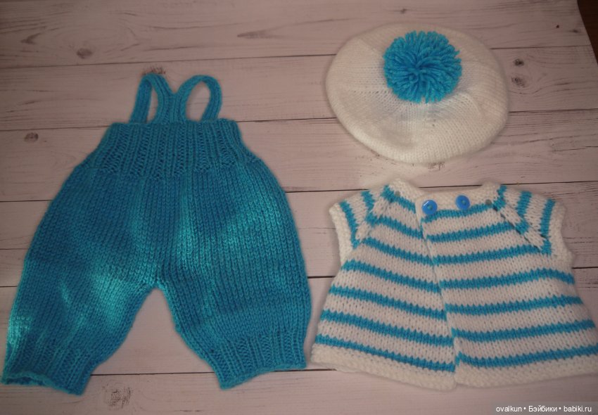 Костюмчик "Морячок" для пупса Горди Paola Reina 34 см или подобных кукол (Miniland, Minikane) (фото 8)