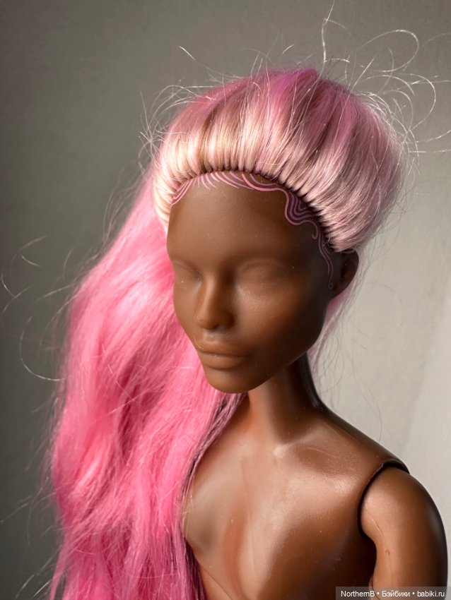 Барби БМР с розовыми буклями (фото 6)