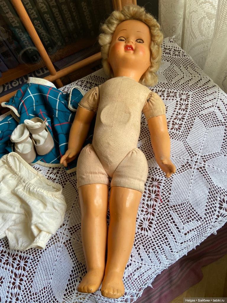 Харьковская опилочная кукла СССР (фото 3)