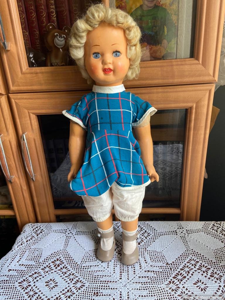 Харьковская опилочная кукла СССР (фото 2)