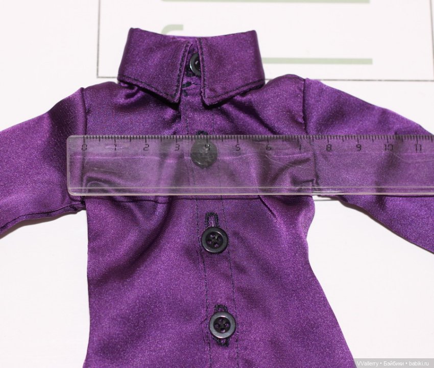 Фиолетовая рубашка бжд 1/4 (фото 4)
