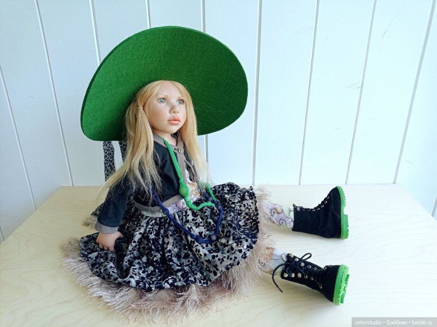 💚Шляпа в стиле Zwergnase — Одежда для кукол (фото 3)