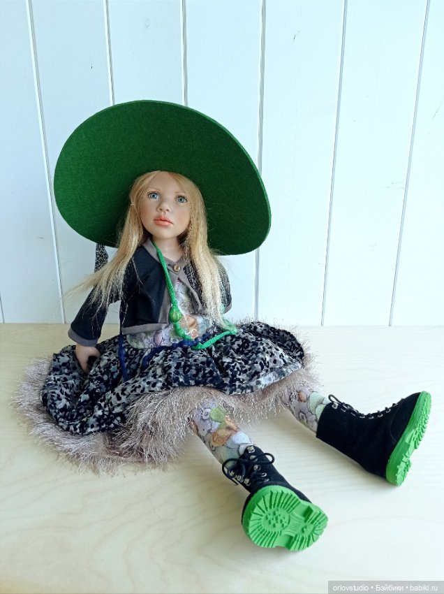 💚Шляпа в стиле Zwergnase — Одежда для кукол (фото 2)