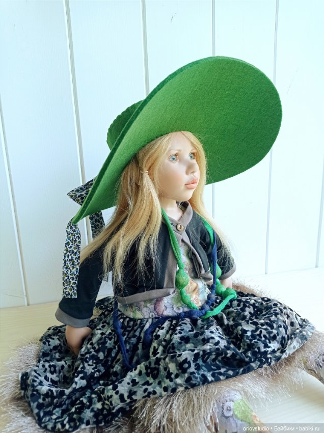 💚Шляпа в стиле Zwergnase — Одежда для кукол (фото 7)