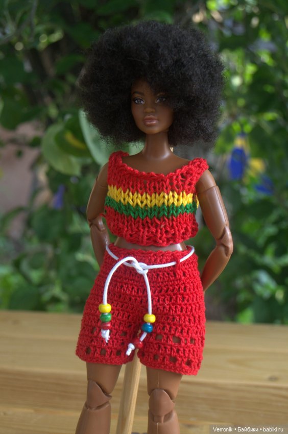 Комплект одежды для Барди "Леди в красном" (фото 2)