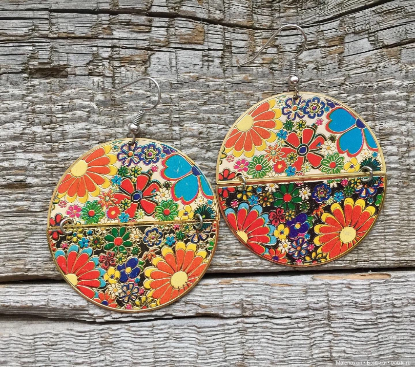 Серьги цветы — Аксессуары для кукол (фото 2)