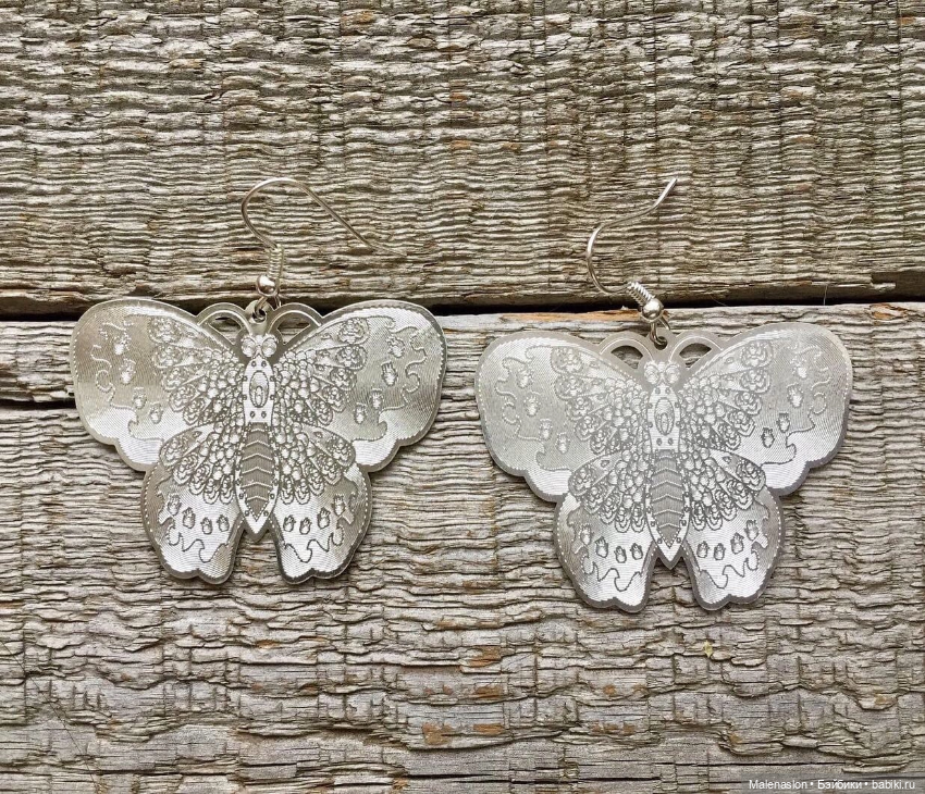 Серьги бабочки — Аксессуары для кукол (фото 3)